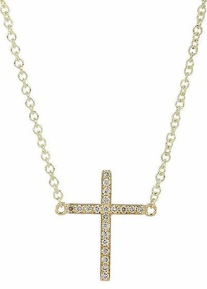 Jennifer Meyer Women's Diamond Mini Cross Necklace