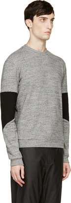 Public School Grey Accent Sleeves Sweatshirt