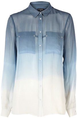 Warehouse Ombre western blouse
