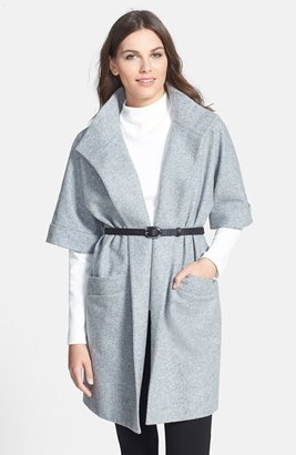 Classiques Entier 'Dover' Wool Blend Flannel Wrap Jacket