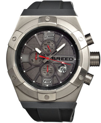 Breed Titan Silicone Strap Watch