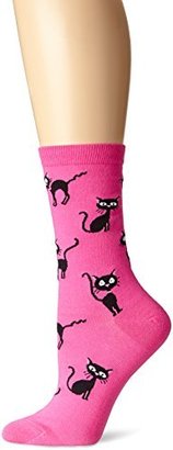 K. Bell Socks Women's Catnip Cats Crew