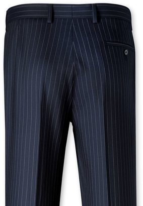Charles Tyrwhitt Blue pinstripe slim fit suit pants