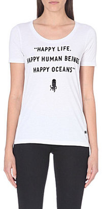 G Star RAW for the Oceans happy life t-shirt