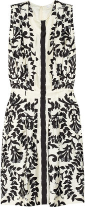 Chloé Floral-print silk dress