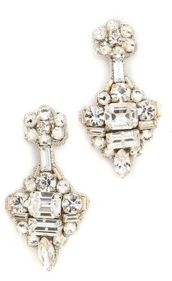 Deepa Gurnani Crystal Statement Earrings