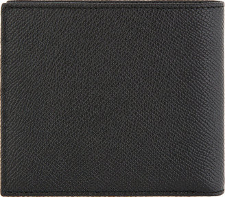 Dolce & Gabbana Black Pebbled Leather Bifold Wallet