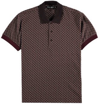 Dolce & Gabbana Geometric Polo Shirt