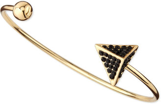 Jules Smith Designs Pave Arrow and Ball Cuff Bracelet, Golden/Black