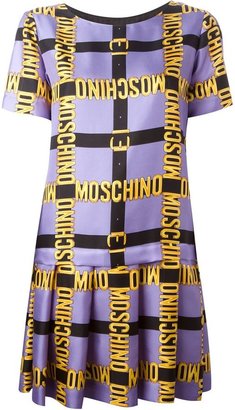 Moschino logo print dress