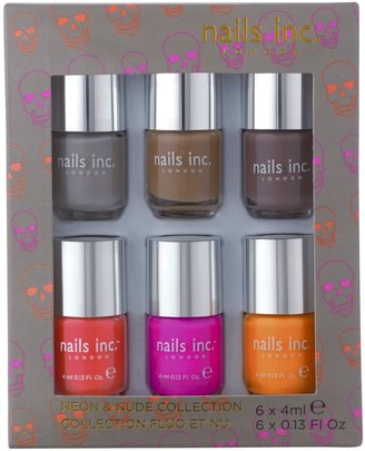 Nails Inc Neon and Nude Collection 6 X 4 ml