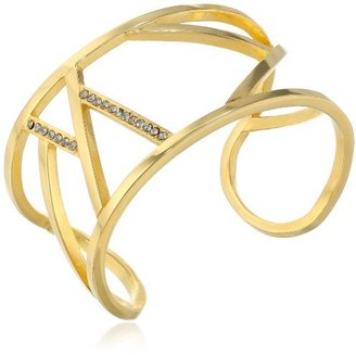 PHUN by Paige Novick Phoebe Collection Gold-Plated Open Cuff Bracelet, 6.25"