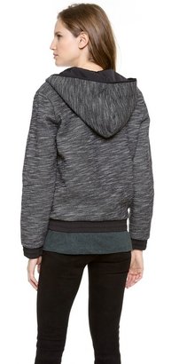 Alexander Wang T by French Terry Zip Hoodie