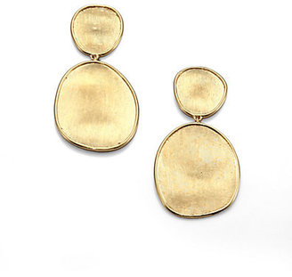 Marco Bicego Lunaria 18K Yellow Gold Double-Drop Earrings