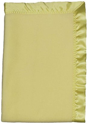 Dee Givens & Co/Raindrops Dee Givens & Co-Raindrops 1405 Neutral Yellow Fleece Crib Blanket - Yellow - 36 in. x 52 in.