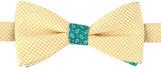JCPenney Stafford Dot Contrast Pre-Tied Bow Tie