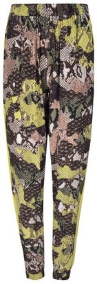 MSGM Python Print Trousers