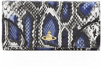 Vivienne Westwood Frilly Snake Long Flap Wallet