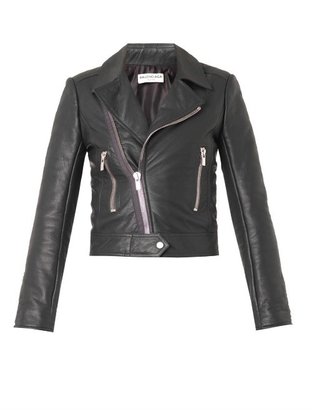 Balenciaga Leather biker jacket