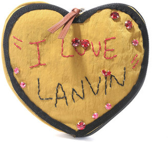 Lanvin Embroidered heart bag