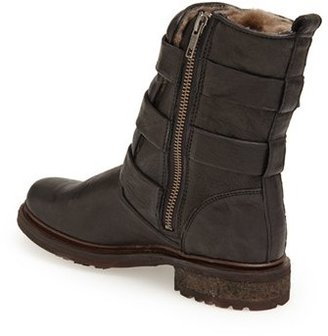 Frye 'Valerie' Shearling Lined Strappy Boot (Women)