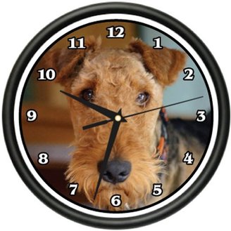 Breed AIREDALE TERRIER Wall Clock dog doggie pet gift