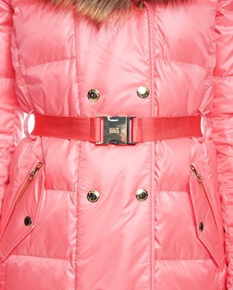 Juicy Couture Shawl Collar Long Puffer