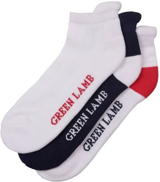 House of Fraser Green Lamb Amelia argyle socks 3 pair pack