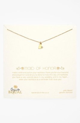 Dogeared 'Maid of Honor - Heart' Pendant Necklace (Nordstrom Exclusive)