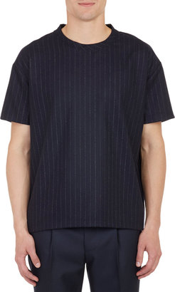 Valentino Pinstripe Flannel T-shirt