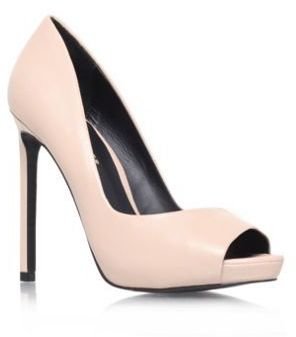 Kurt Geiger Nude 'Eleri' high heel court shoes