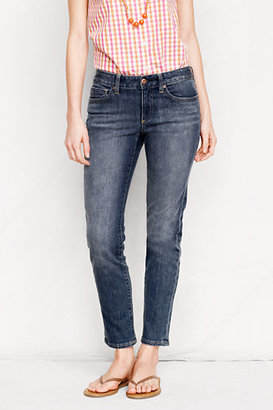 Lands' End Women's Medium Indigo 5-pocket Ankle Jeans - Fit 1