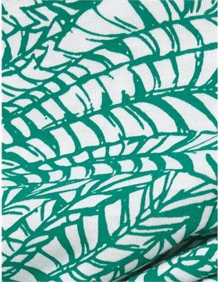 LnA Green Palm Leaf Dress