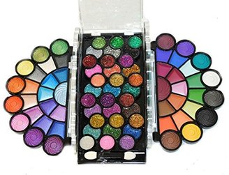 Dazzling 77 Color Matte Neon Glitter Eyeshadow Makeup Kit