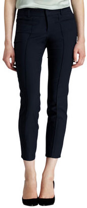 Helmut Lang Piped Stretch Cropped Pants