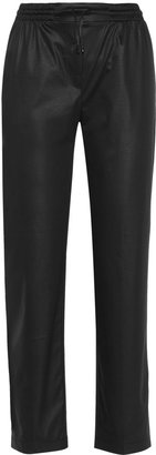 Alexander Wang T by Coated stretch-cotton pants