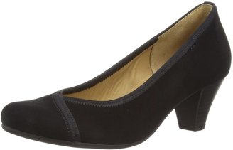 Gabor Womens Freda S Court Shoes 95.484.17 Black Suede 6.5 UK 39.5 EU