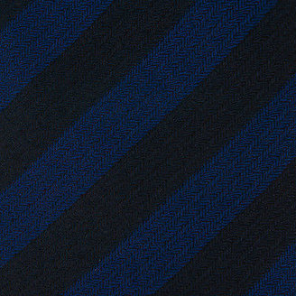 Valentino VAC85L VC830 Navy/Royal Blue Woven 100% Silk Men's Tie