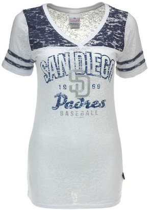5th & Ocean Women's Short-Sleeve San Diego Padres V-Neck T-Shirt