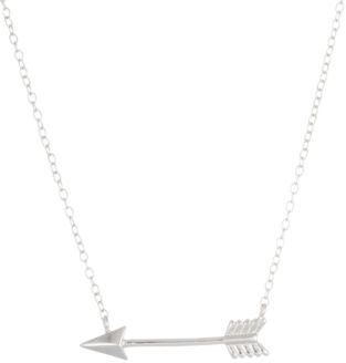 Lord & Taylor Sterling Silver Arrow Pendant Necklace