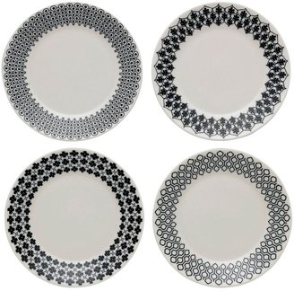 Royal Doulton Charlene mullen mixed accents tea plates x4