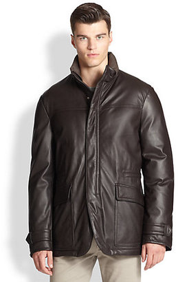 Saks Fifth Avenue Leather Jacket