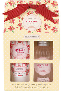 Heathcote & Ivory Vintage Collection Mimosa & Pomegranate Bath Time House