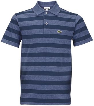 Lacoste Striped Jersey Polo Shirt