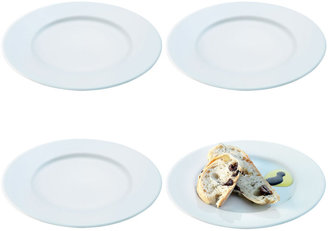 LSA International Dine Bread/Cake Rimmed Plate Set of 4