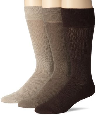 Florsheim Mens 3-pack Pin Dot Socks