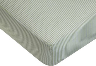 American Baby Company 2650PS-CE Celery Stripe 100-Percent Cotton Percale Crib Sheet
