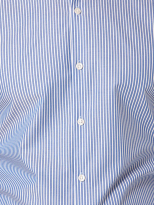 Perry Ellis Very Slim Stripe Dress Shirt