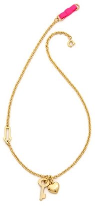 Marc by Marc Jacobs Locked Bow Tie Necklace
