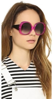 Courreges Glam Oversized Sunglasses